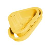 YUPEIUKLI Panier d'évier Triangulaire Double Couche pour Trier Les déchets de Cuisine et Gagner de la Place