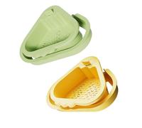 YUPEIUKLI Panier d'évier Triangulaire Double Couche pour Trier Les déchets de Cuisine et Gagner de la Place