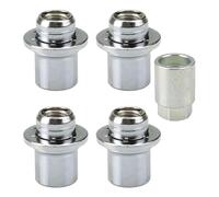 YUPEIUKLI Paquete de pestillos de tuerca de Arrastre de rueda de Mayor seguridad. Incluye código Para todo el Mundo en Varios modelos de vehículos.