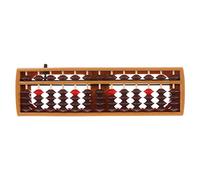 YUPEIUKLI Portable Japonais 13 Chiffres Colonne Boulier Arithmétique Soroban Calculation École f