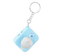 YUPEIUKLI Porte-clés créatif en Forme de Chat, Jouet Anti-Stress avec Bouton-Poussoir, Accessoire de Bureau Portable.