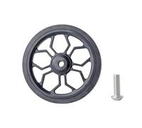 YUPEIUKLI - Ruedas plegables Para carrito, ligeras, portátiles, silenciosas, Para bicicletas plegables, Scooters y bicicletas de equilibrio, de goma