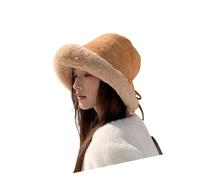 YUPEIUKLI Sombrero de pescador Con diseño de aislamiento grueso, Tejido grueso Para USO diario y actividades al Aire Libre.