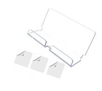 YUPEIUKLI Soporte de pared Para tabletas acrílicas de Varios tamaños Para una fácil instalación Sin herramientas y Un ángulo de visión Ajustable