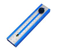 YUPEIUKLI Transportador de trazado Con posicionamiento de múltiples ángulos Con Perilla giratoria y niveles de burbuja Para marcar Con precisión en Superficies de Madera