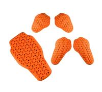 YUPEIUKLI Vestes de Moto Respirantes Coudières Genouillères Épaulières Insert Armures Équipement Ensemble Coussin de Protection pour Motards 5 pièces/Ensemble