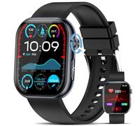 YUPENG Montre Connectée ECG/ é /HRV/Acide Urique/Lipides/IMC 24H, 1.95" AMOLED Smartwatch Santé avec Appels Bluetooth, Fréquence Cardiaque, SpO2,Sommeil, SOS, Montre Sport Android iOS