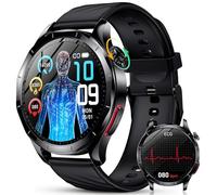 YUPENG Montre Connectée Homme, 1,43" AMOLED Ronde Smartwatch avec Fonction Téléphone, 24H Sommeil Monitor, Montre Sport pour Android/iOS