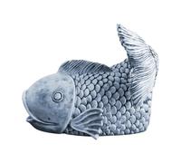 yupeuooe Bec de gouttière | Extension de gouttière en forme de poisson | Sculpture en résine au design dynamique Extension de débit d'eau pour pelouse, terrasse, jardin, arrosage résidentiel extérieur