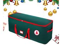 yupeuooe Boîte de rangement pour sapin de Noël | Oxford 600D étanche - Boîte de rangement robuste avec poignées et fermeture éclair pour ranger des objets artificiels jusqu'à 2,3 m de haut - Dortoir