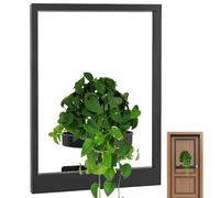 yupeuooe Cadre photo, support de , étagères murales pour pot de fleurs d'intérieur, style moderne, étagères pour , cadres de pour mur, cadre mural en métal pour salon, balcon,