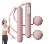 yupeuooe Corde à sauter | Corde à sauter d'entraînement physique - Comptage numérique, balle lestée pour homme et femme