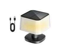 yupeuooe Lampes Solaires d'Extérieur,3 Modes d'Éclairage Lampes Sans Fil Télescopiques - LED Rechargeables,pour Terrasse Jardin Pelouse Balcon Porche Camping Cuisine Intérieur