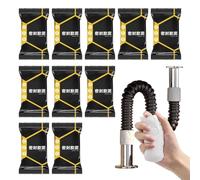 yupeuooe Mastic pour Trous de Mur,Pâte Rebouchage Étanche Réparation Trous Murs | 10 Pièces d'Argile Réparatrice Blanche pour Conduits de Climatisation Fenêtres Canalisations