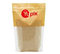 Yupik Couscous perlé grillé, 1 kg, canadien, végétalien, casher, sans cholestérol, sans sodium, bonne source de protéines et de fibres, parfait pour la soupe, la salade et les plats d'accompagnement