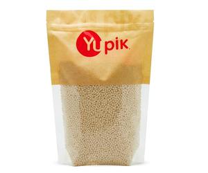 Yupik Couscous perlé grillé, 1 kg, canadien, végétalien, casher, sans cholestérol, sans sodium, bonne source de protéines et de fibres, parfait pour la soupe, la salade et les plats d'accompagnement