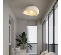 YUPIN Wabi-Sabi Plafonnier moderne en polystyrène, avec E27, décoratif, élégant, pour salon, chambre à coucher, couloir, loft (beige, 3