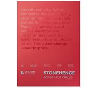 Yupo Paper Stonehenge Aqua Block Hotpress Pad 9"X12" 15 Sheets/Pkg-White 140lb