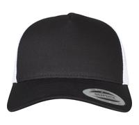 Yupoong 5-Panel Retro Camionneur 2-Tone Casquette Maille Uni Snapback Flexfit