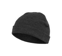 Yupoong Bonnet Beanie Côtelé Basic Heavyweight Polflap Court Tricot Hiver
