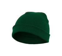 Yupoong Bonnet Beanie Côtelé Basic Heavyweight Polflap Court Tricot Hiver