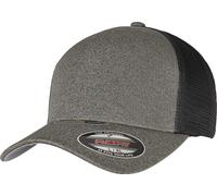 Yupoong - Casquette camionneur unie homme/femme "Flexfit" - Polyester, Elasthanne RW8083 (S - M) (Olive/Noir)