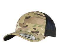 Yupoong Casquette Trucker Multicam® Rétro Mesh Snapback 6 Panneaux Camouflage