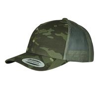 Yupoong Casquette Trucker Multicam® Rétro Mesh Snapback 6 Panneaux Camouflage
