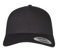 Yupoong Casquette Trucker Retro 5 Panneaux Mesh Uni Snapback Flexfit High Fit