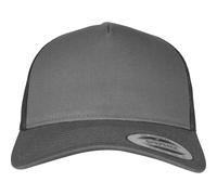 Yupoong Casquette Trucker Retro 5 Panneaux Mesh Uni Snapback Flexfit High Fit