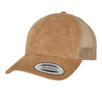 Yupoong Daim Cuir Trucker Cap Casquette Baseball Chapeau de Maille Optique Plein