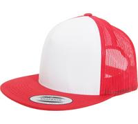 Yupoong Flexfit Casquette de baseball unie Trucker (2 pièces/paquet) RW6736 (taille unique) (Rouge/Blanc)