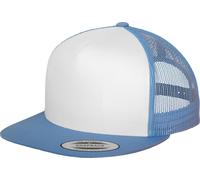 Yupoong Flexfit Casquette de baseball unie Trucker RW3301 (taille unique) (Bleu/Blanc)