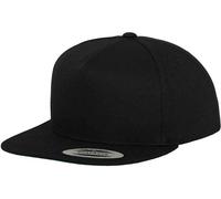Yupoong Flexfit Classique 5 Panneaux Casquette de Baseball RW4164 (Taille Unique) (Noir/Noir)