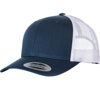 Yupoong Flexfit Retro Trucker Kappe RW5391 (Taille unique) (Marineblau/Weiß)