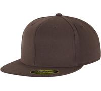 Yupoong Flexfit Uni Premium 210 Flat Peak Baseball Kappe RW4163 (S/M) (Braun)