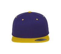 Yupoong Flexfit Casquette Classic Snapback Unisexe bicolore taille unique pur/doré
