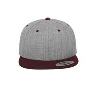 Casquette Snapback 2-Tone - Flexfit - Gris/Marron - 6 Panneaux - Ajustable - Classique