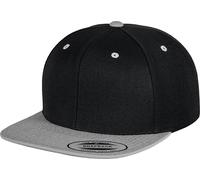 Yupoong Hommes The Classic Baseball Cap, bicolore RW2887 (taille unique) (Noir/Argent)