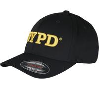 YUPOONG Inc. Casquette NYPD 3D Logo Flexfit Casquette en noir L/XL