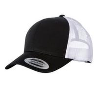 Yupoong - Lot de 2 Casquettes Flexfit - Adulte (Taille Unique) (Noir/Blanc)