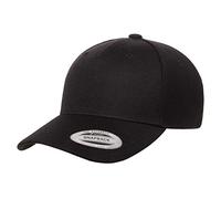 Yupoong Yp Classics Casquette à visière incurvée à 5 Panneaux pour Homme, Noir, Taille Unique