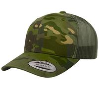 Yupoong Yp Classics Multicam Casquette rétro Camionneur Capuchon, Tropic/Vert, Taille Unique Mixte