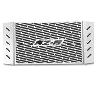 YUPPP Grille de protection Compatible avec Y&AMAHA FZ6 2006 - 2010, Type trou en nid d'abeille, couvercle filet réservoir radiateur d'eau .hy26(Silver)