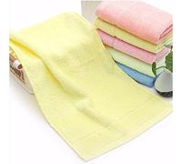 YUPT Serviettes de bain doux confortable de la personnalité ,25*50Cm Yellow
