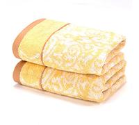 YUPT Serviettes de bain doux confortable de la personnalité ,33*72 Yellow