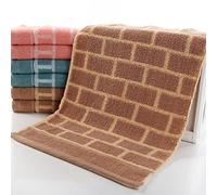 YUPT Serviettes de bain doux confortable de la personnalité ,33*74Cm Khaki