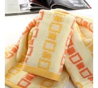 YUPT Serviettes de bain doux confortable de la personnalité ,33*74Cm Yellow