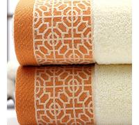 YUPT Serviettes de bain doux confortable de la personnalité ,33*74Cm Yellow