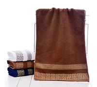 YUPT Serviettes de bain doux confortable de la personnalité ,34 × 75cm Espresso Brown